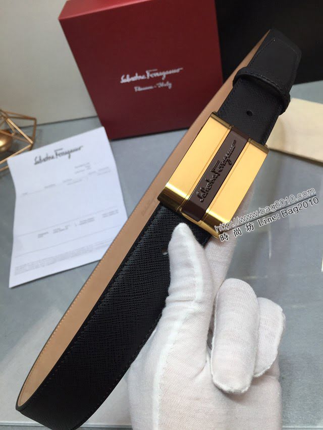 菲拉格慕男士皮帶 Ferragamo雙面牛皮腰帶  jjp2176